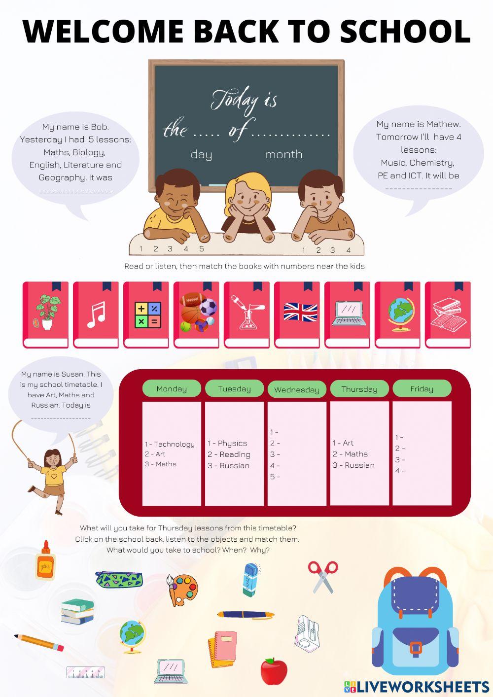 Welcome Back To School