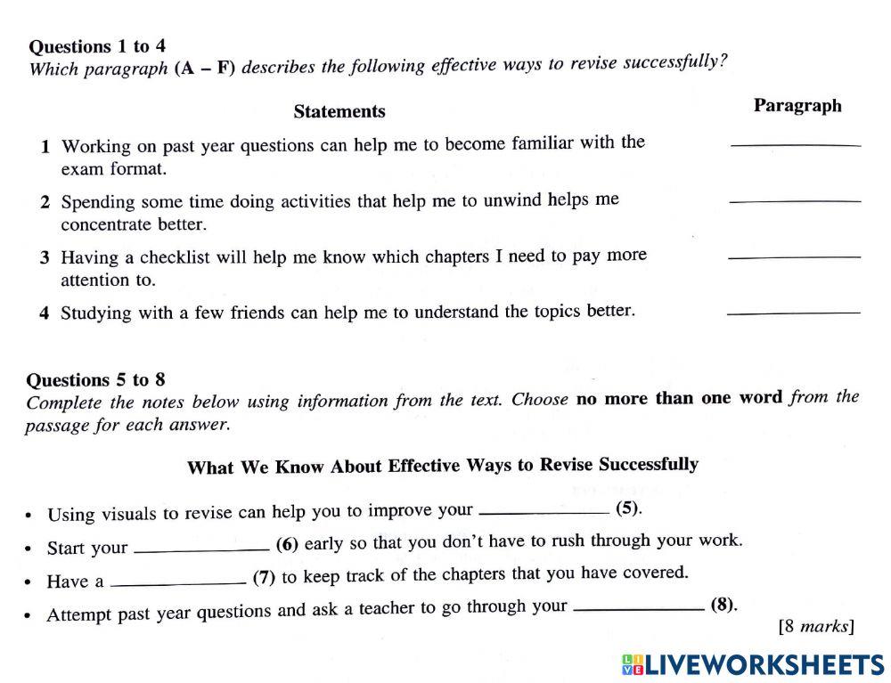 Matching and Transfer Information