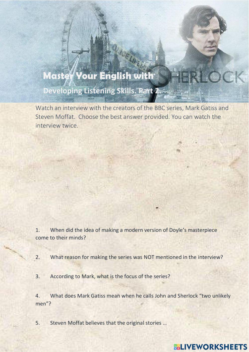 Developing Listening Skills (multiple choice)