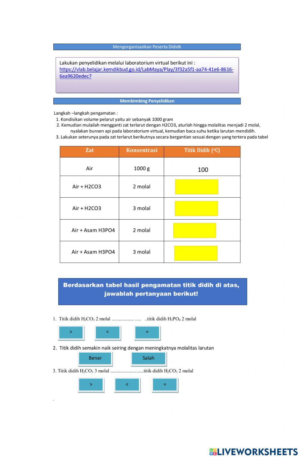 Lkpd sifat koligatif kenaikan titik didih