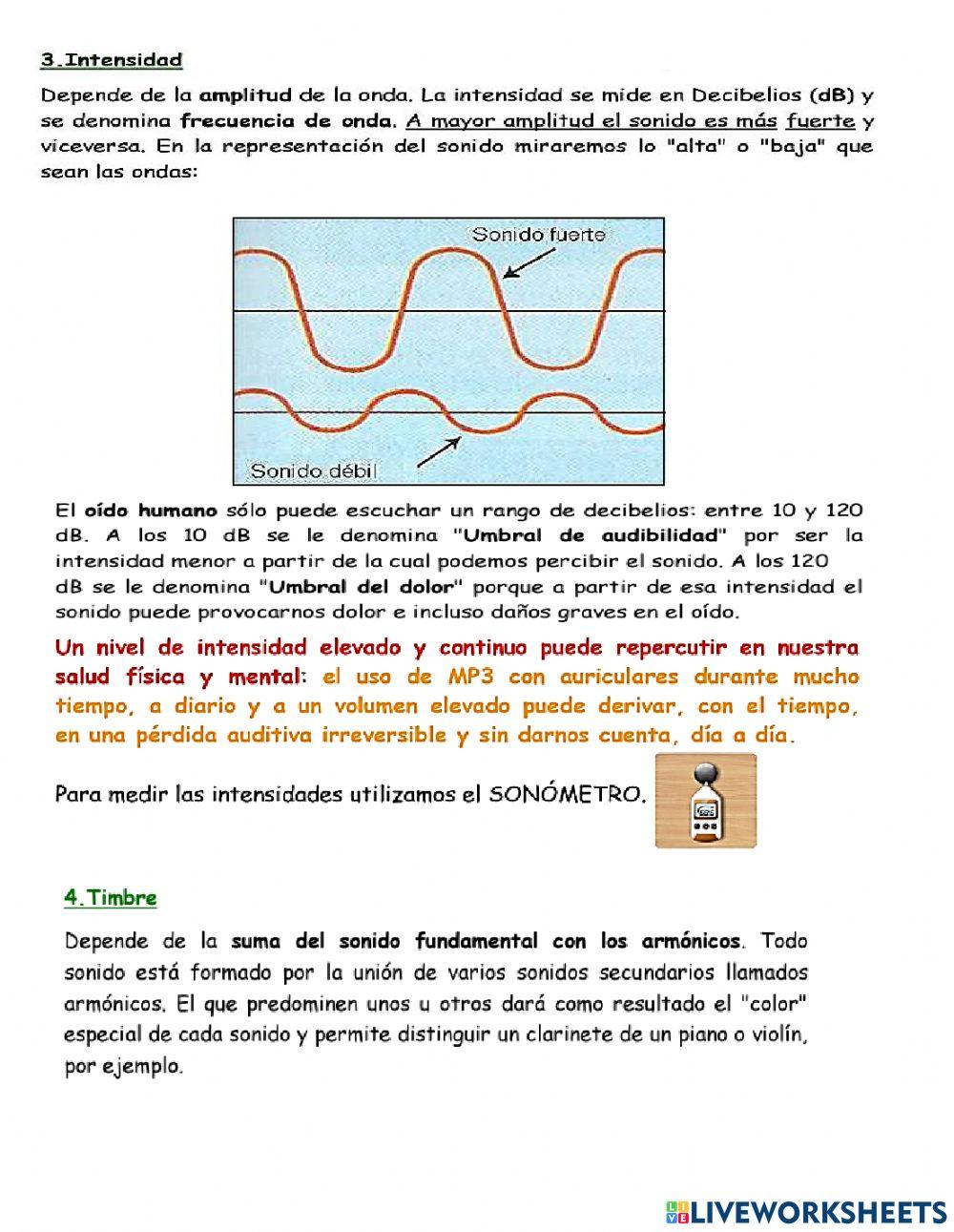 Cualidades del sonido