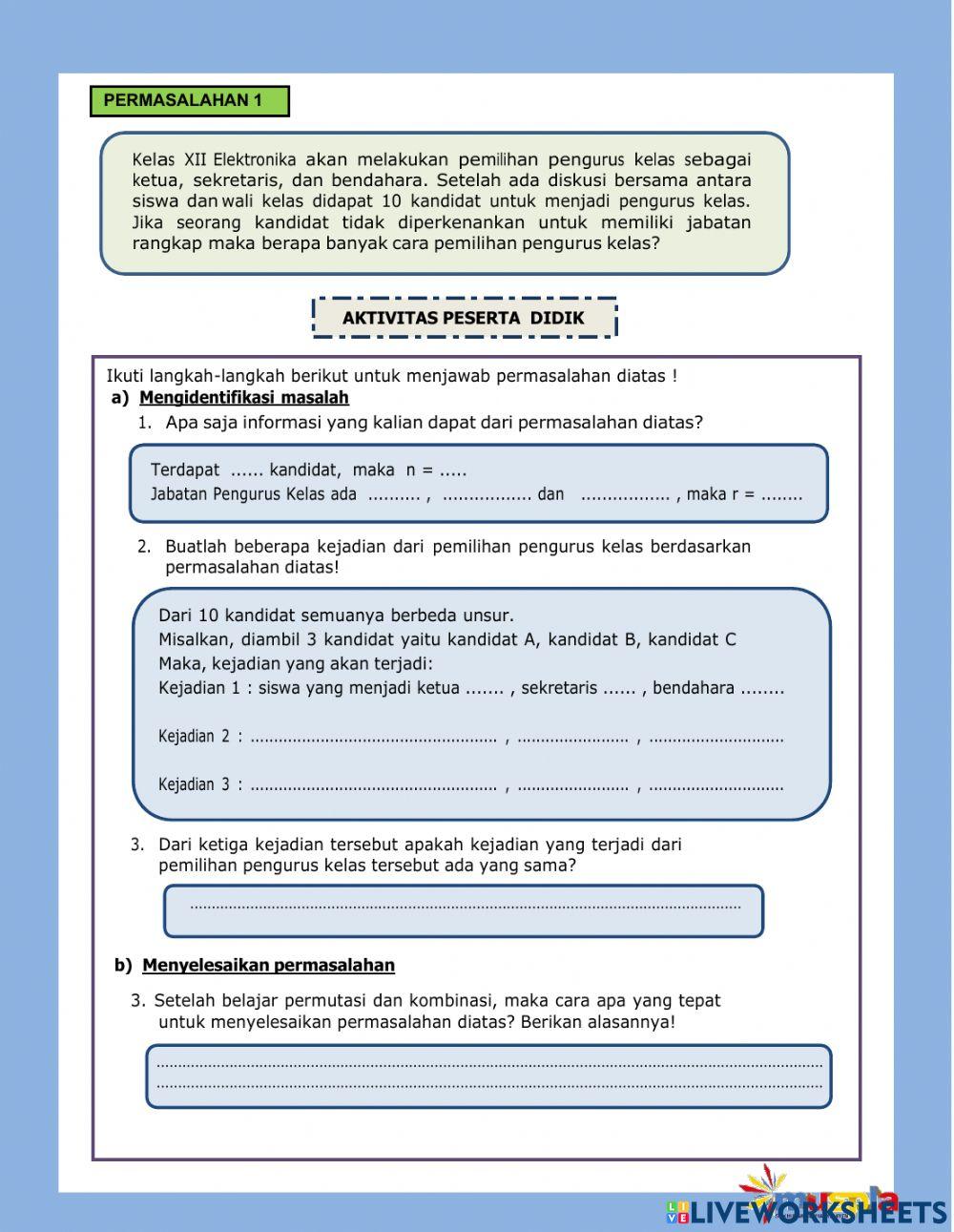 Permutasi unsur beda dan unsur sama