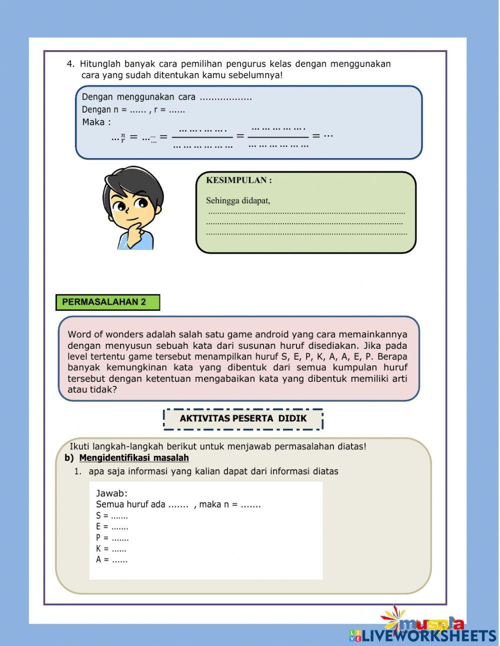 Permutasi unsur beda dan unsur sama