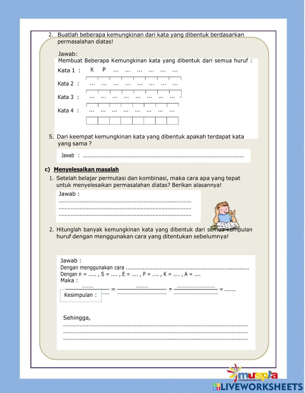 Permutasi unsur beda dan unsur sama
