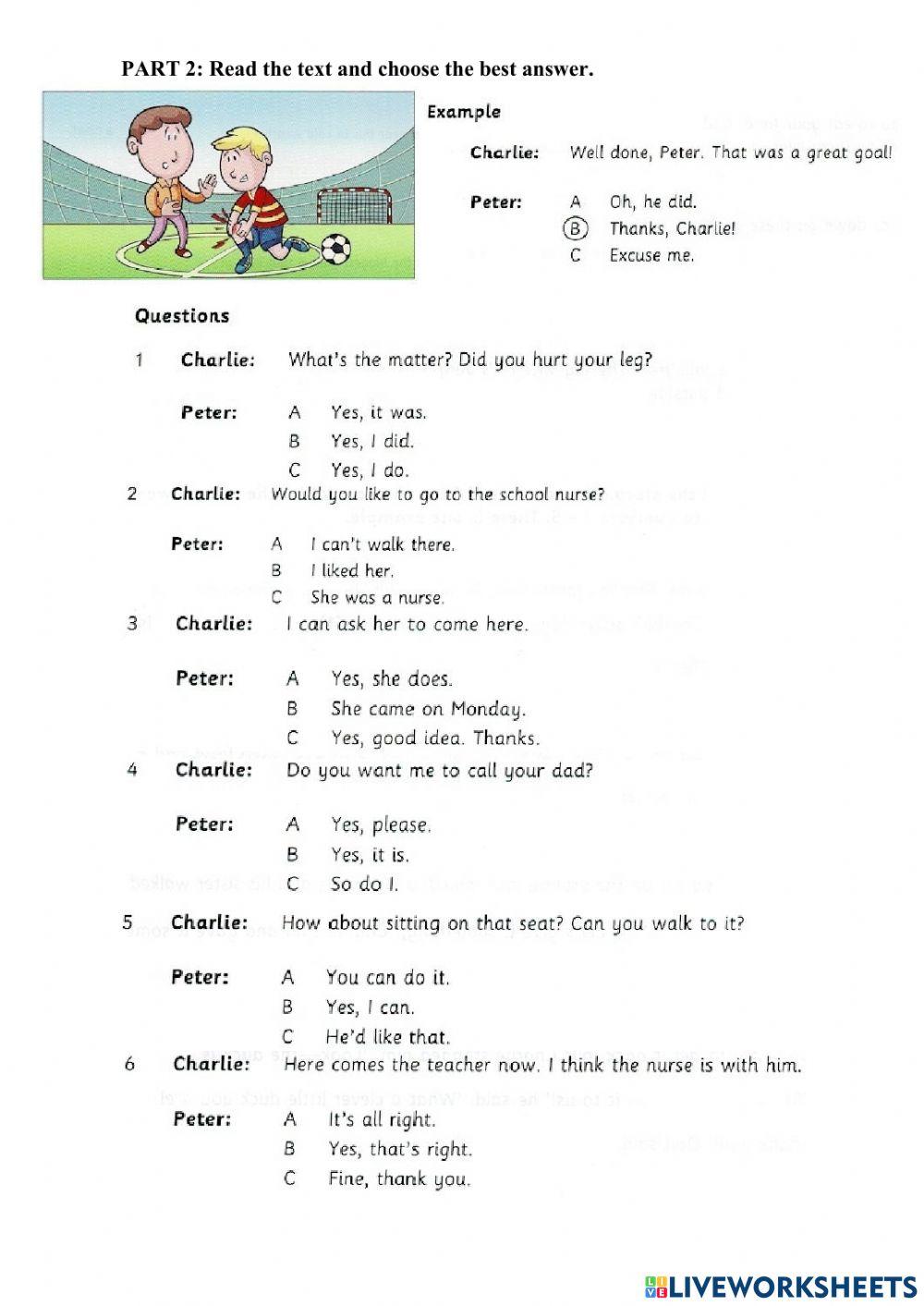 Idict 2 - Unit 2 - Reading and writing test