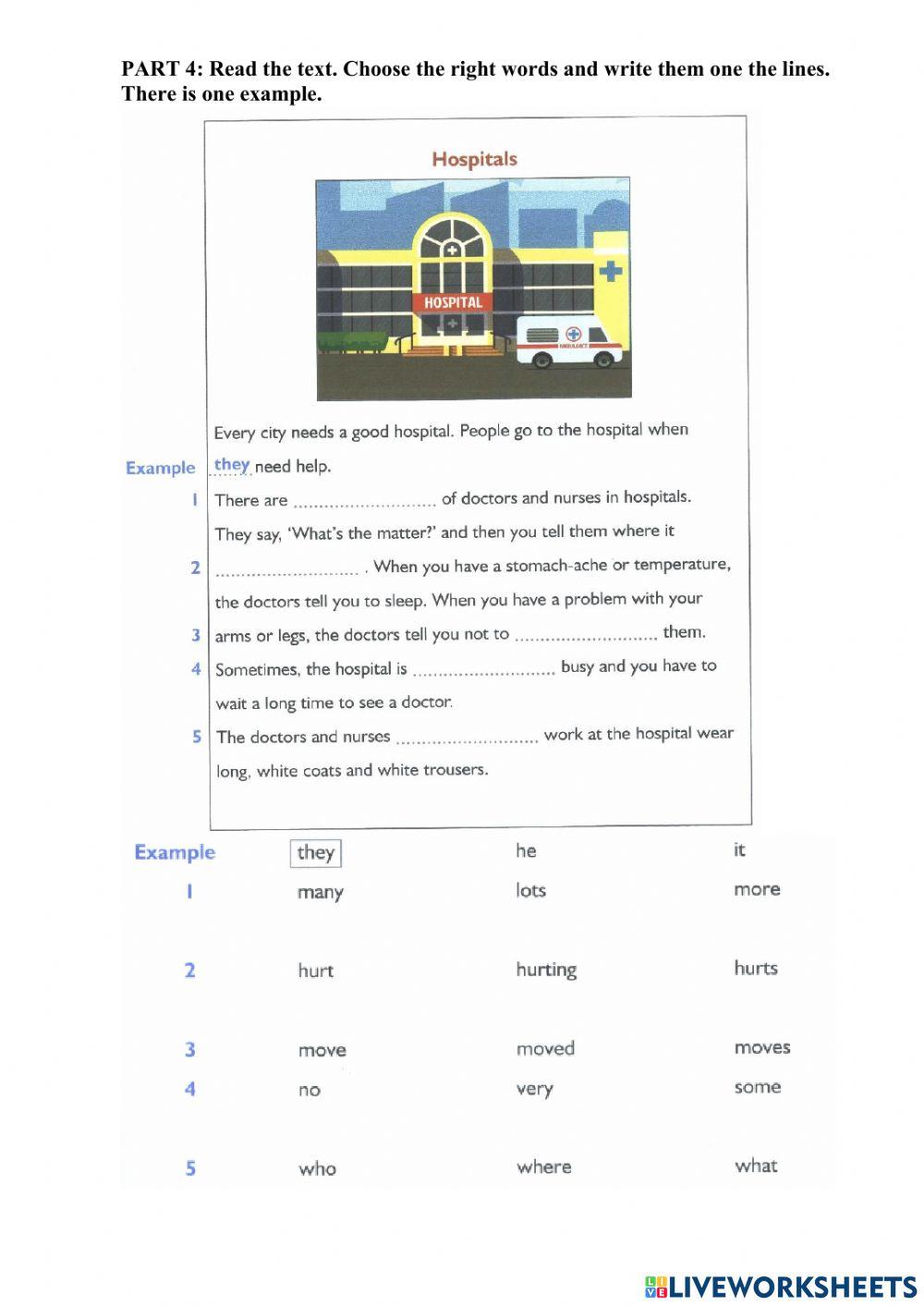 Idict 2 - Unit 2 - Reading and writing test