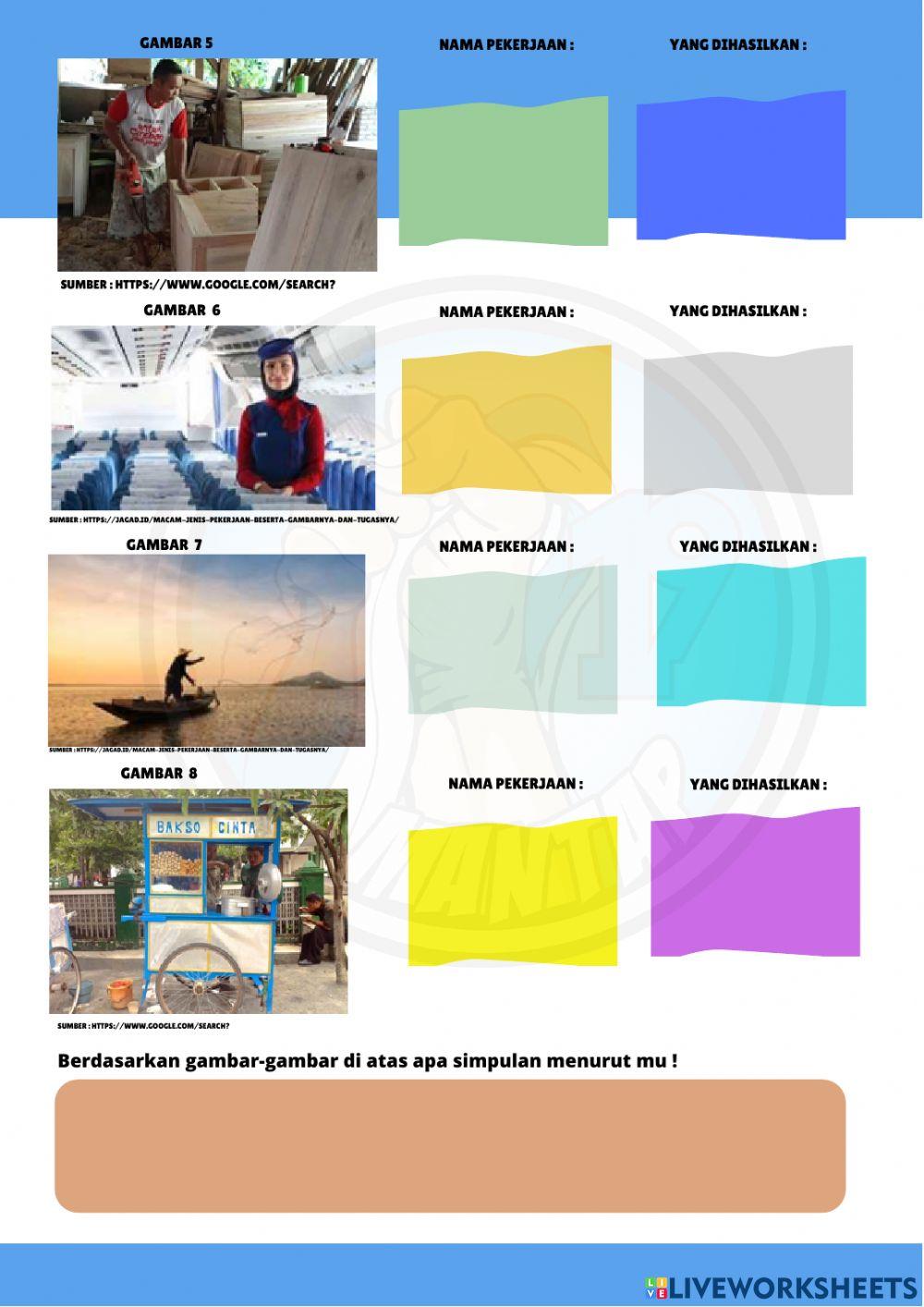 Jenis-jenis Pekerjaan