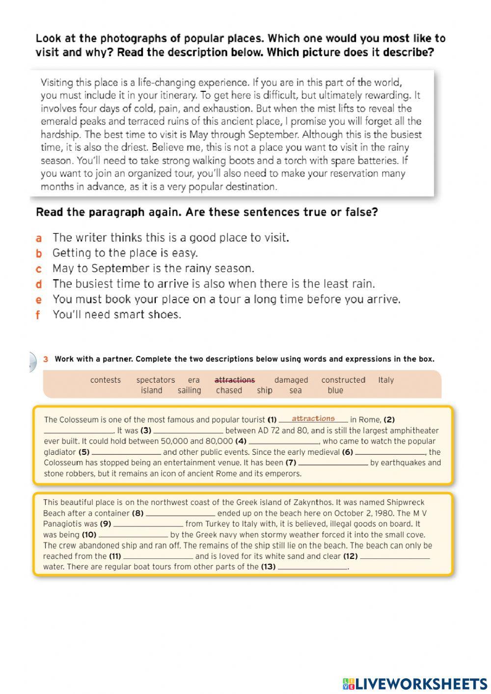 Reading popular places