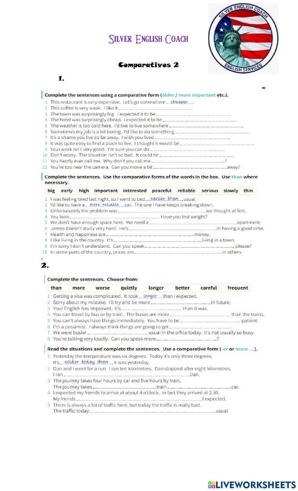 Comparatives 2nd part