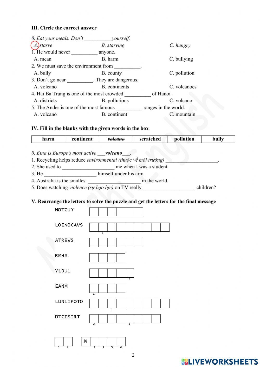 Foreign Teacher-S6-U1-VOCAB1