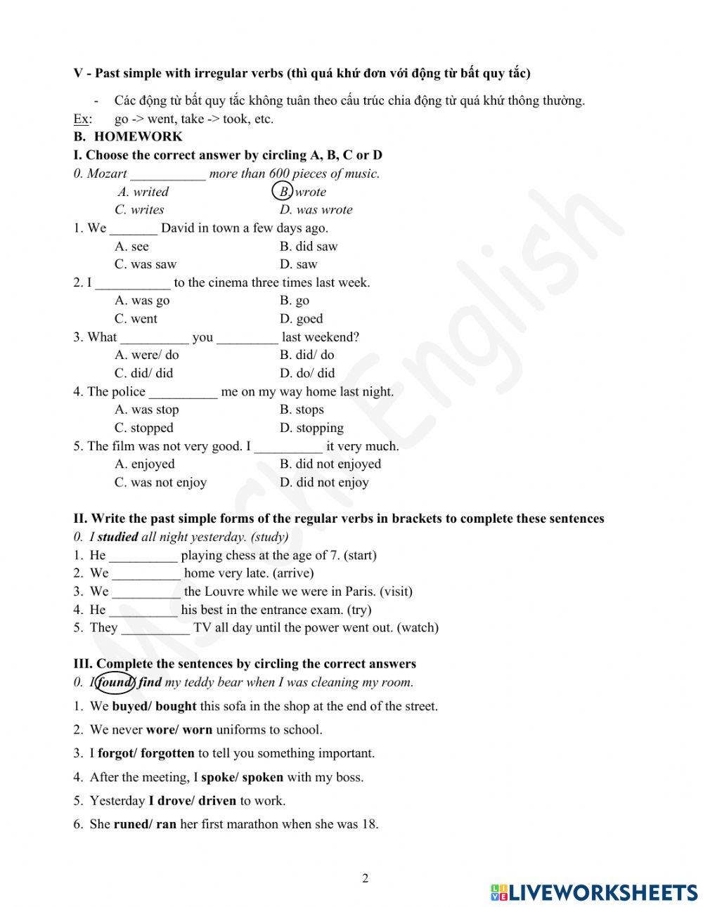 Viet Teacher - S7 - U1 - Grammar 1