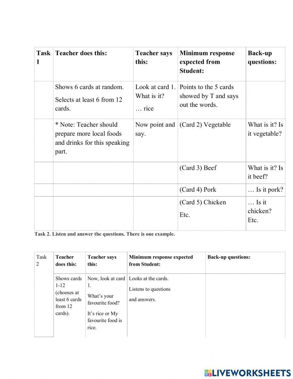 Unit 13: Would you like some milk?
