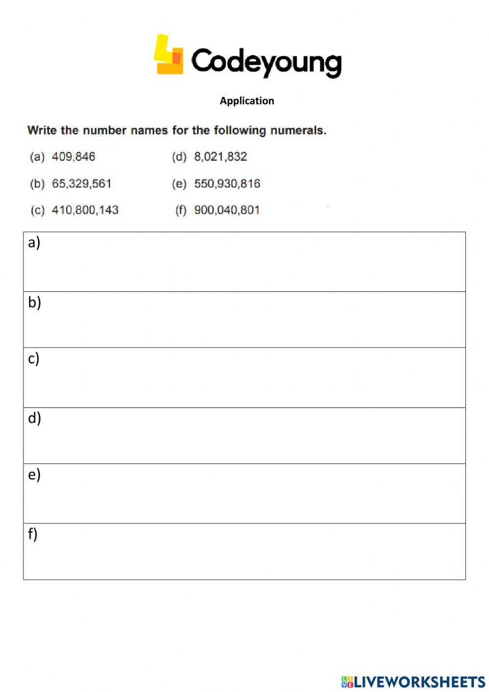 Introduction to One  Billion Application