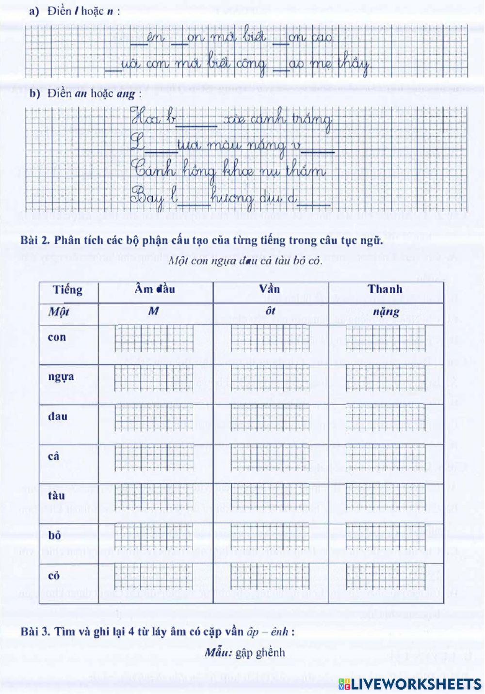 Môn Tiếng Việt 4 - Tuần 1