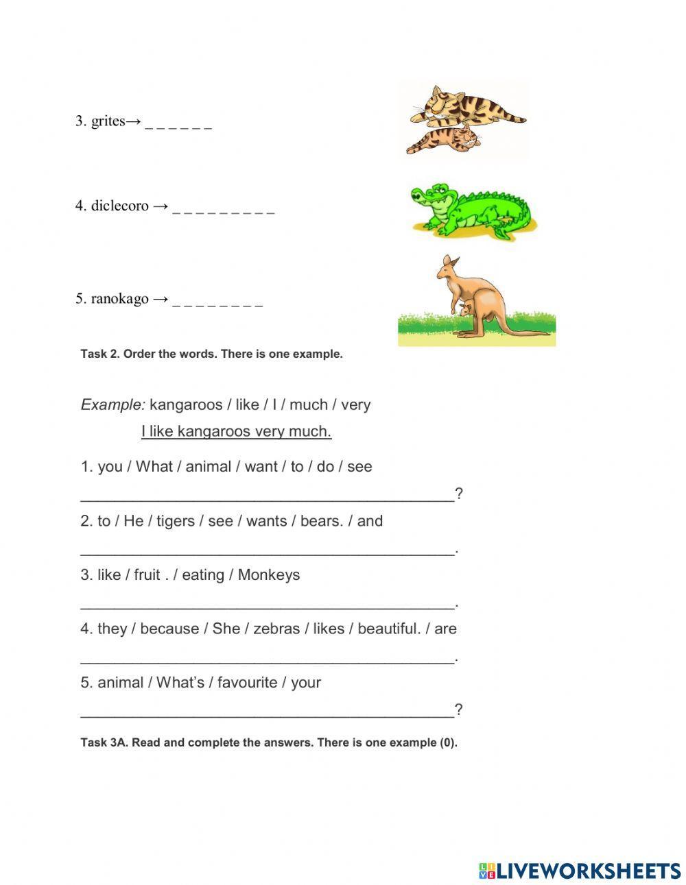 Unit 19: What animal do you want to see?