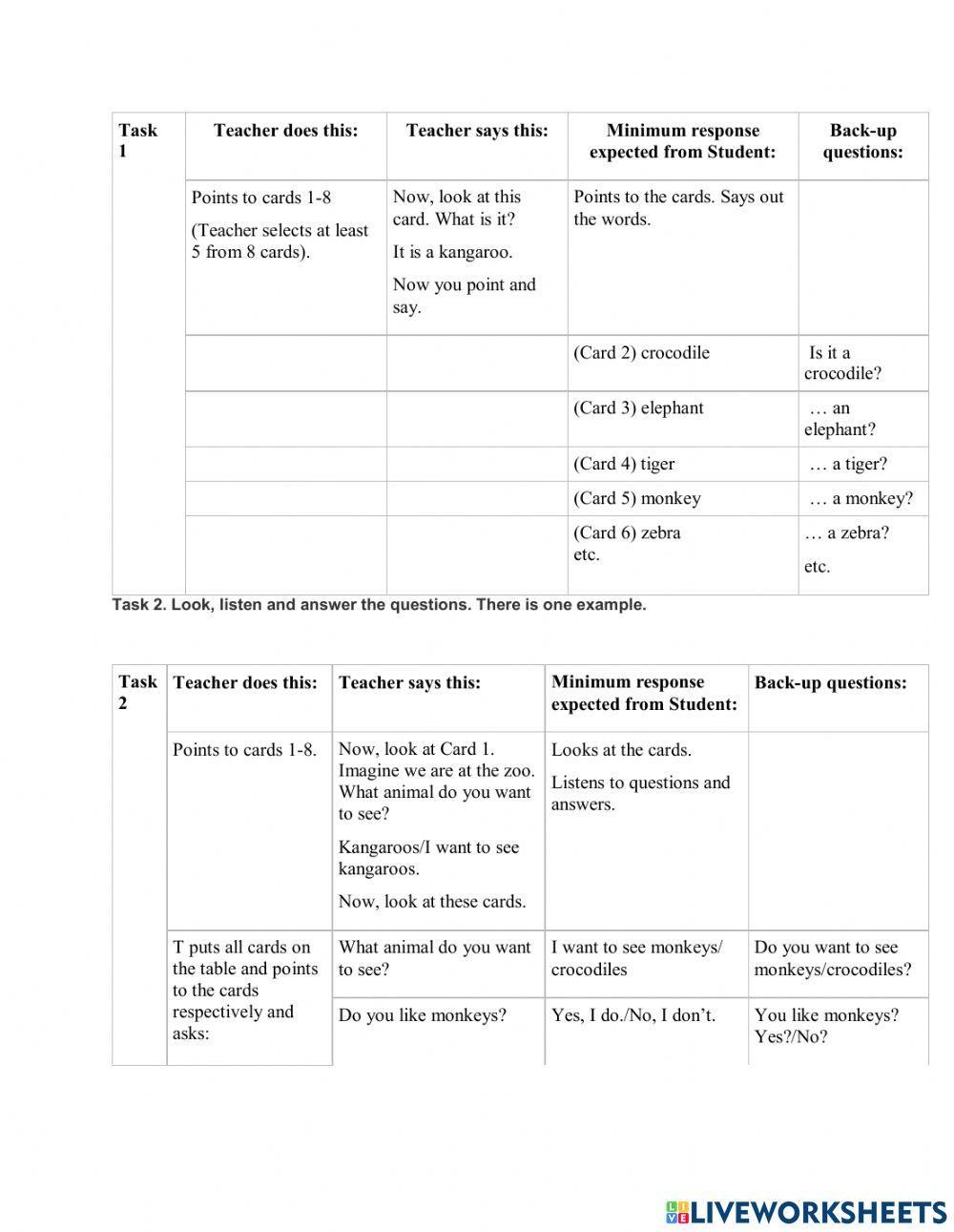 Unit 19: What animal do you want to see?