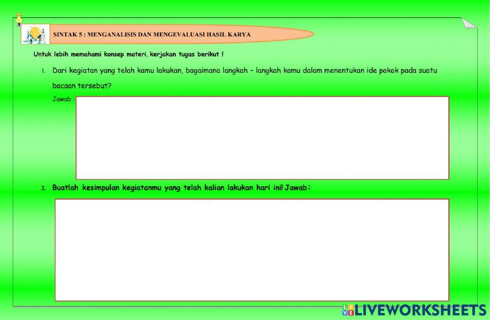 Lkpd bahasa indonesia ide pokok 2