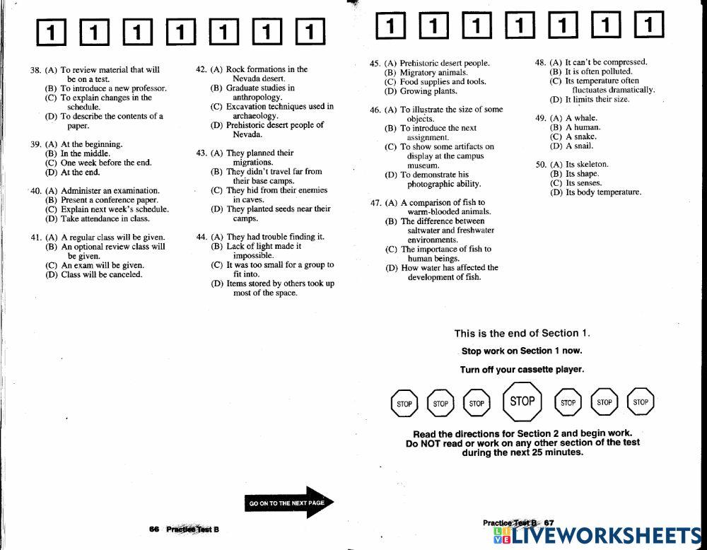 Listening Practice IBT