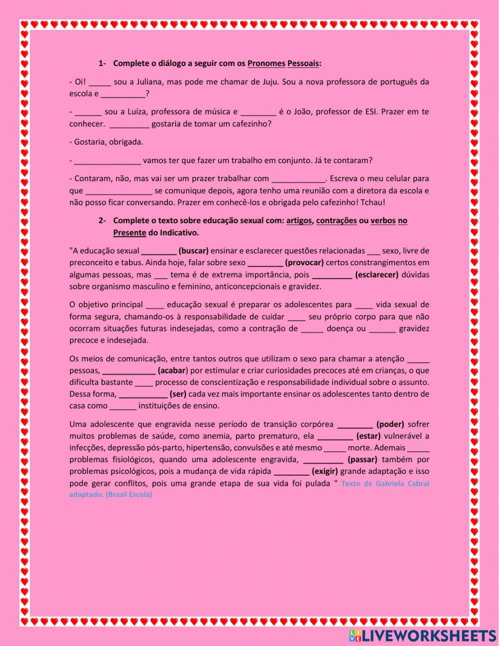 Exercícios nível  1