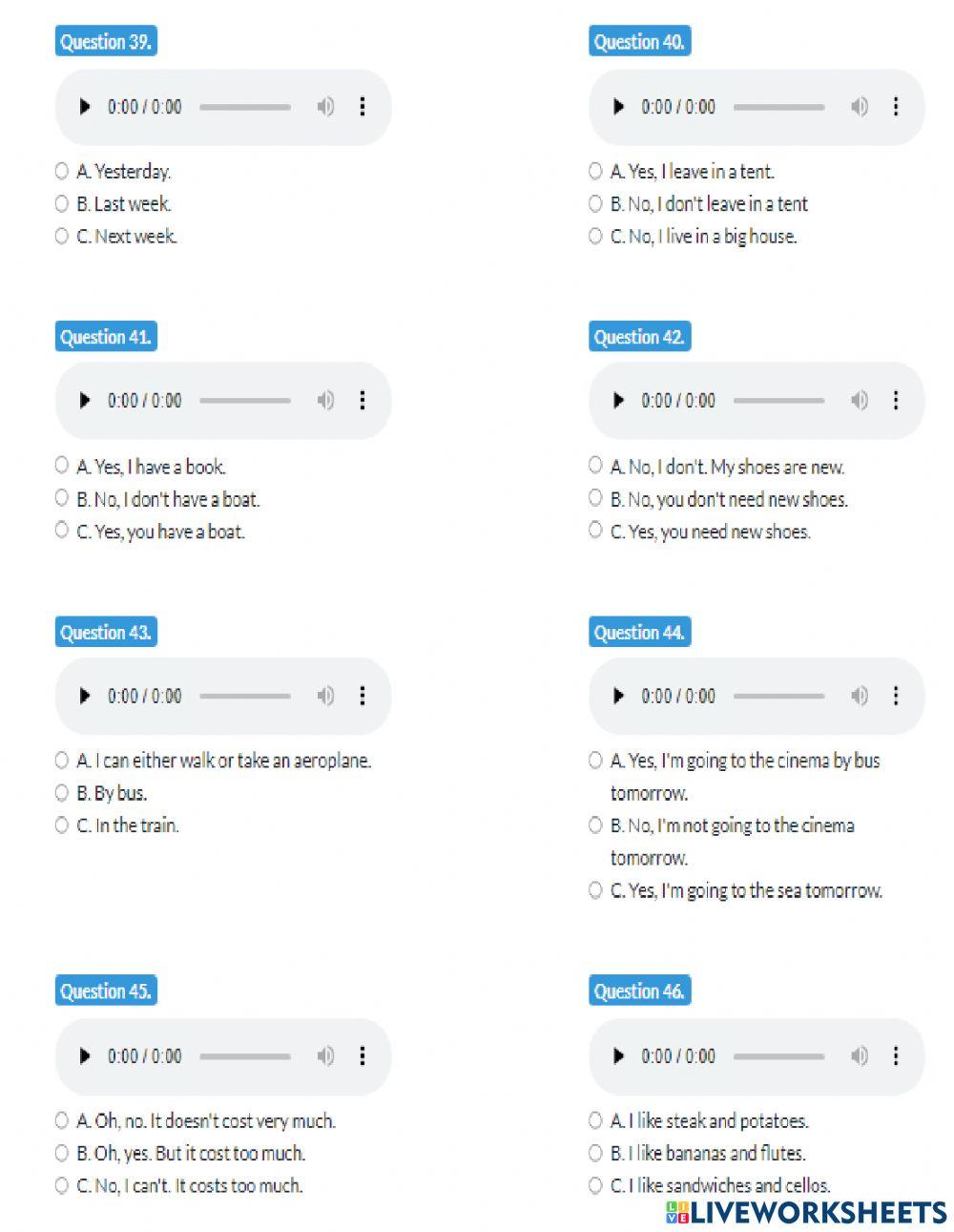 Examen final principiante