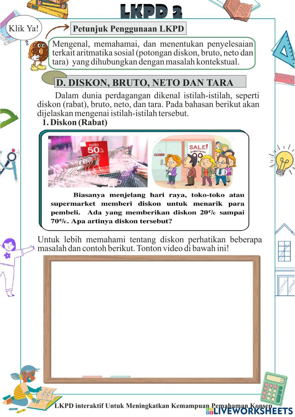 LKPD 2 ARITMATIKA SOSIAL