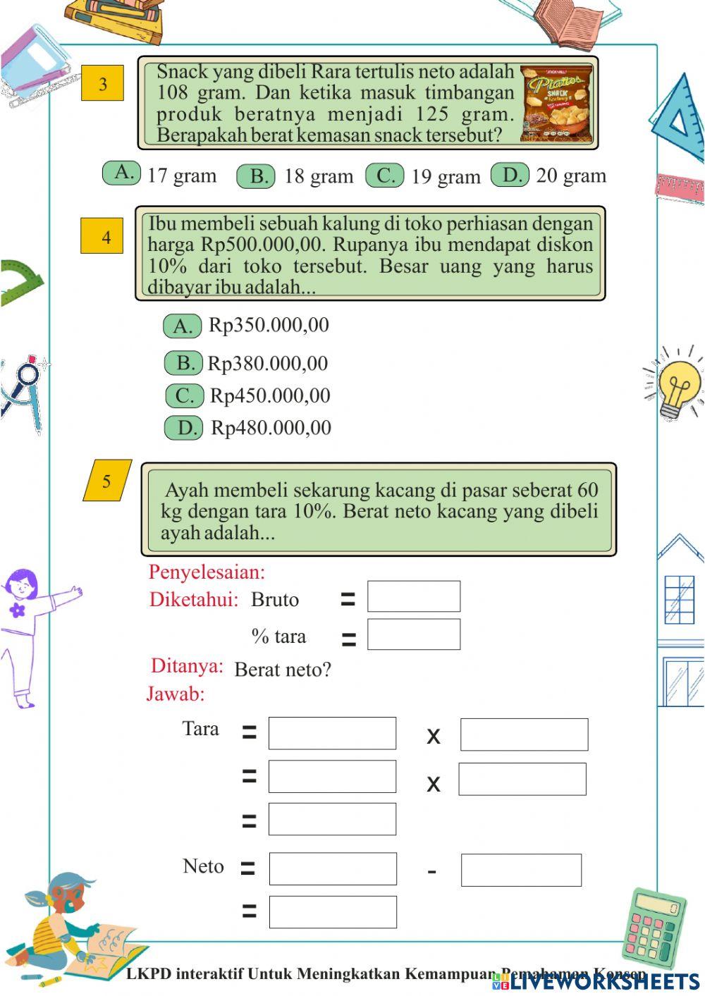 LKPD 2 ARITMATIKA SOSIAL