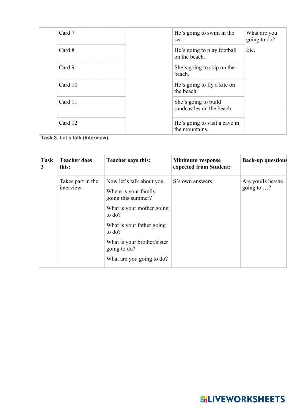 Unit 20: What are you going to do this summer?