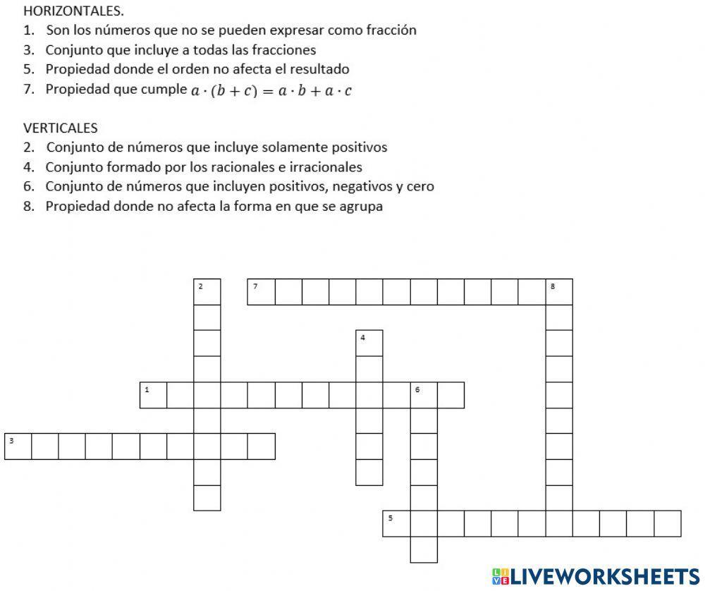 Números reales y propiedades