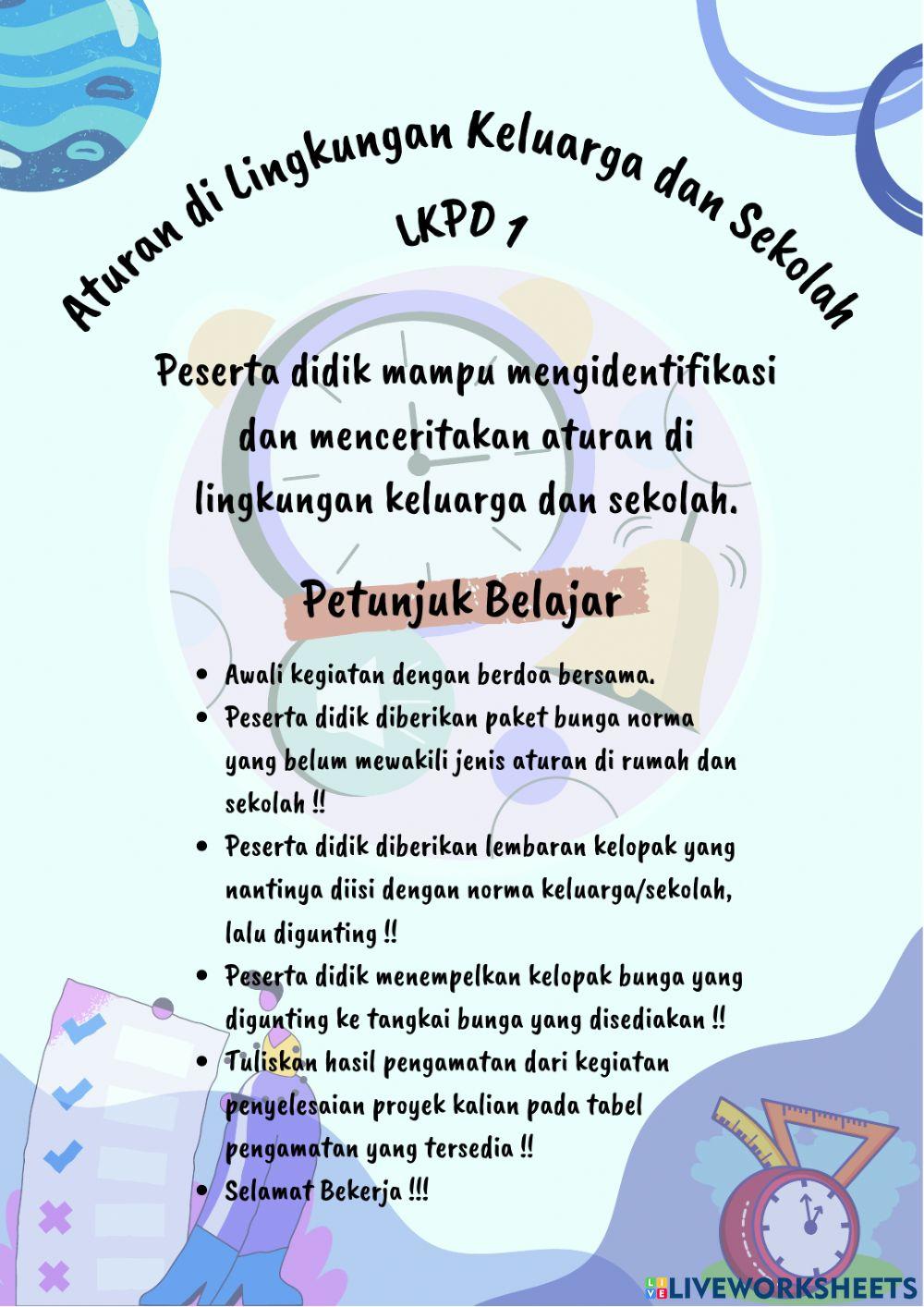 Aturan Keluarga dan Sekolah