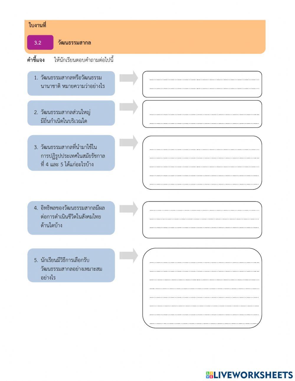 วัฒนธรรมสากล