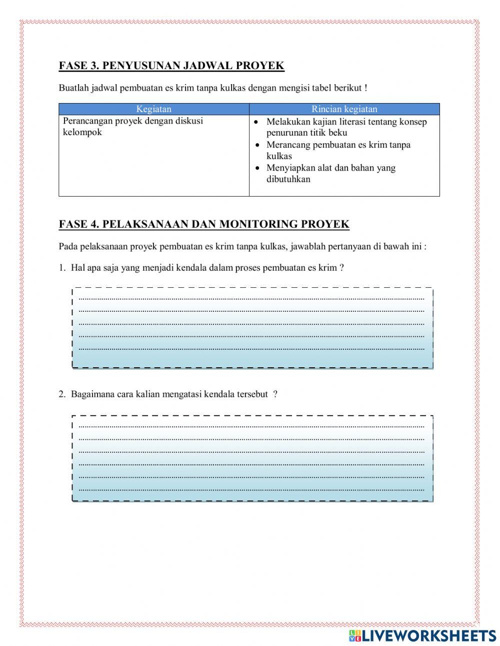 Praktikum Pembuatan Es