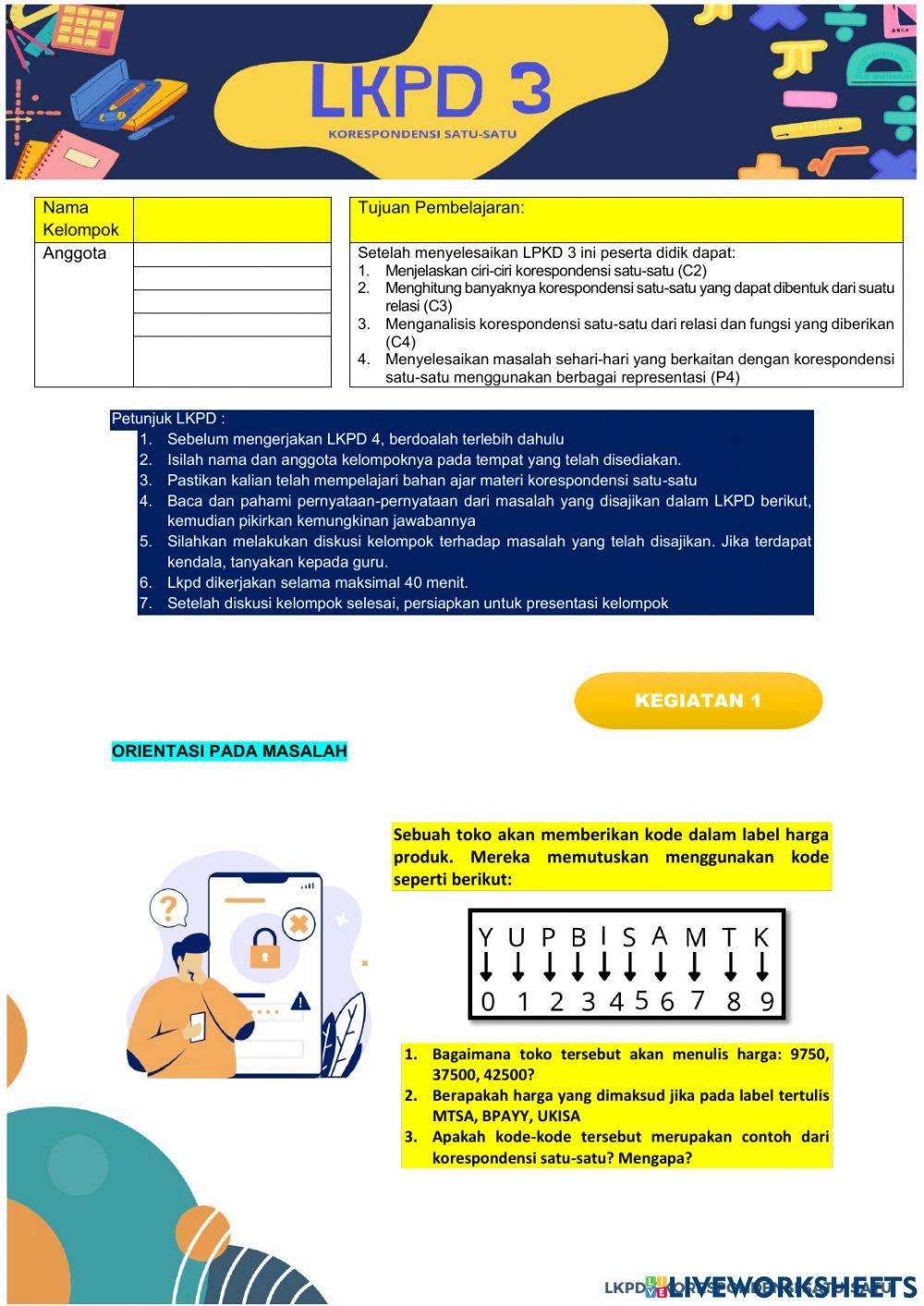 Korespondensi satu-satu
