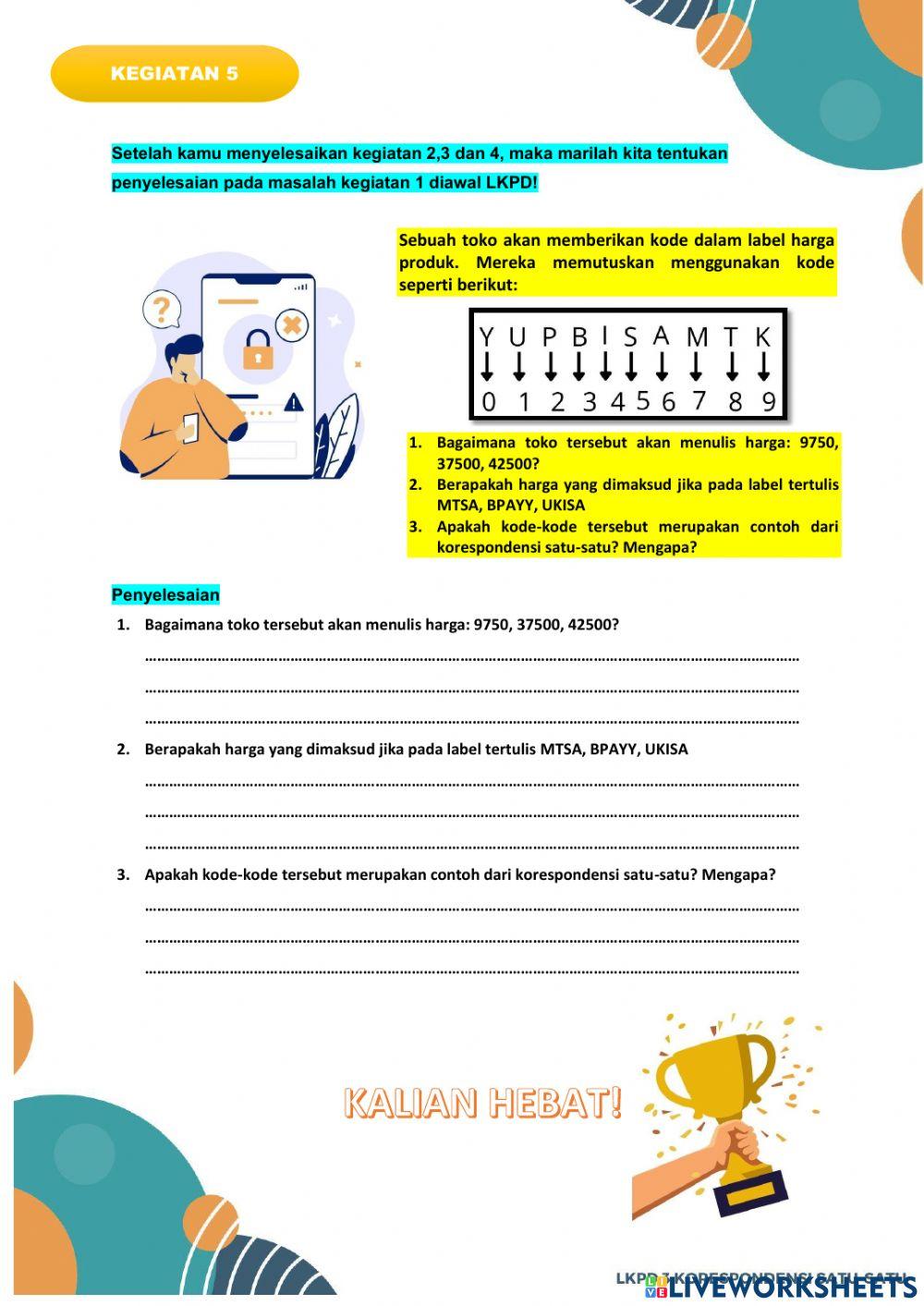 Korespondensi satu-satu