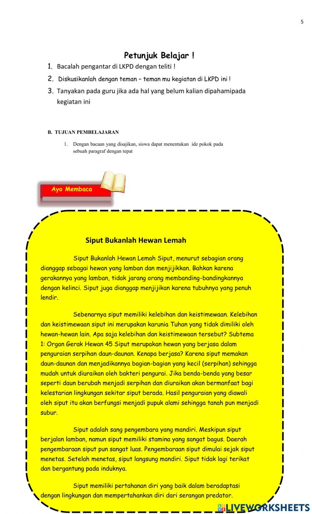 Kl 5 interactive worksheet | Live Worksheets