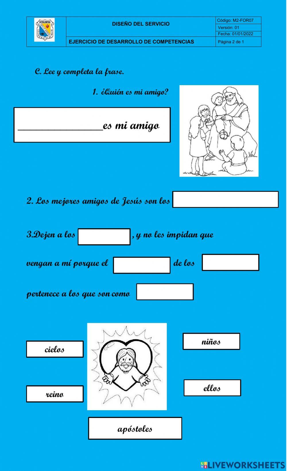 Los amigos de Jesùs