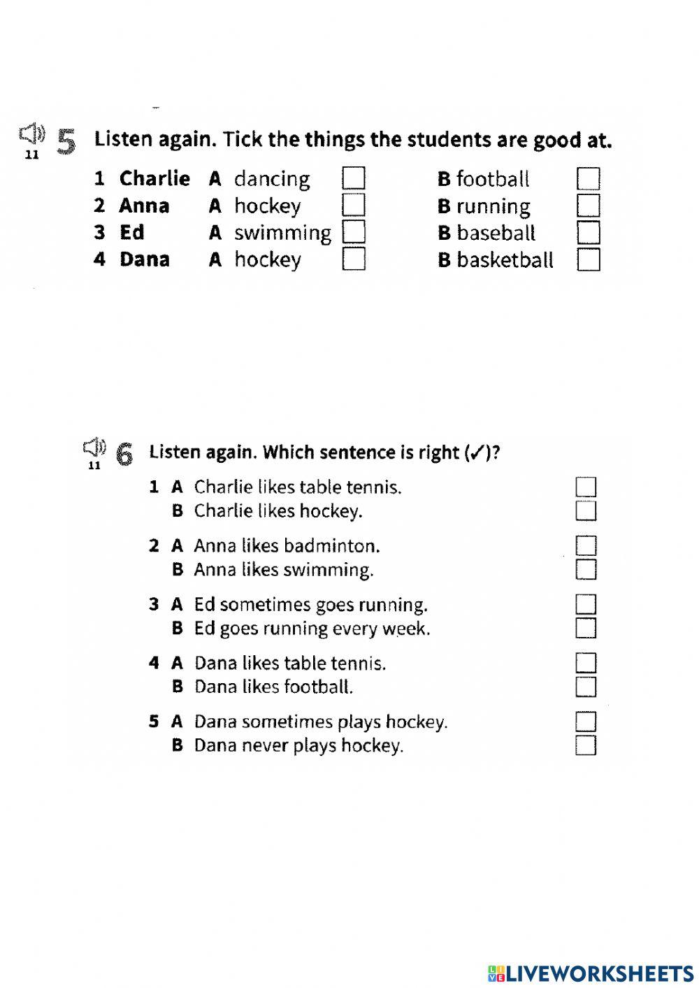 Homework Present Simple 2