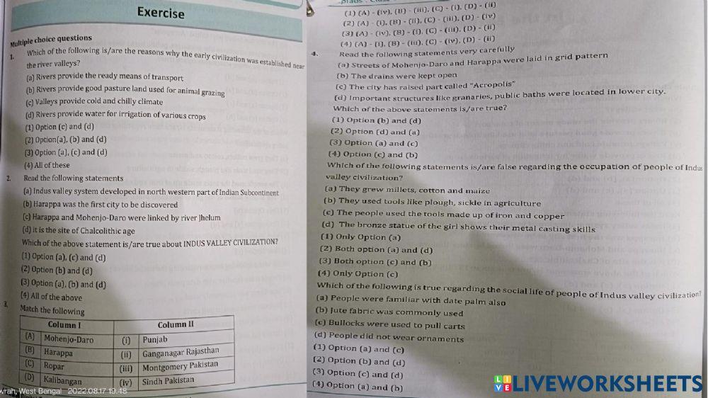 In the earliest cities