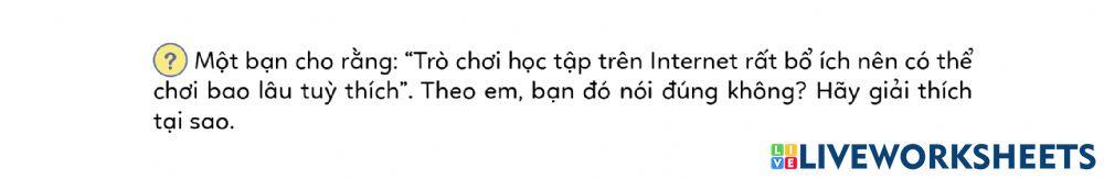 HĐ1 Thông tin không phù hợp