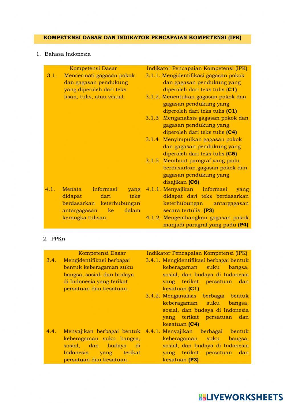 Drag and Drop Worksheets