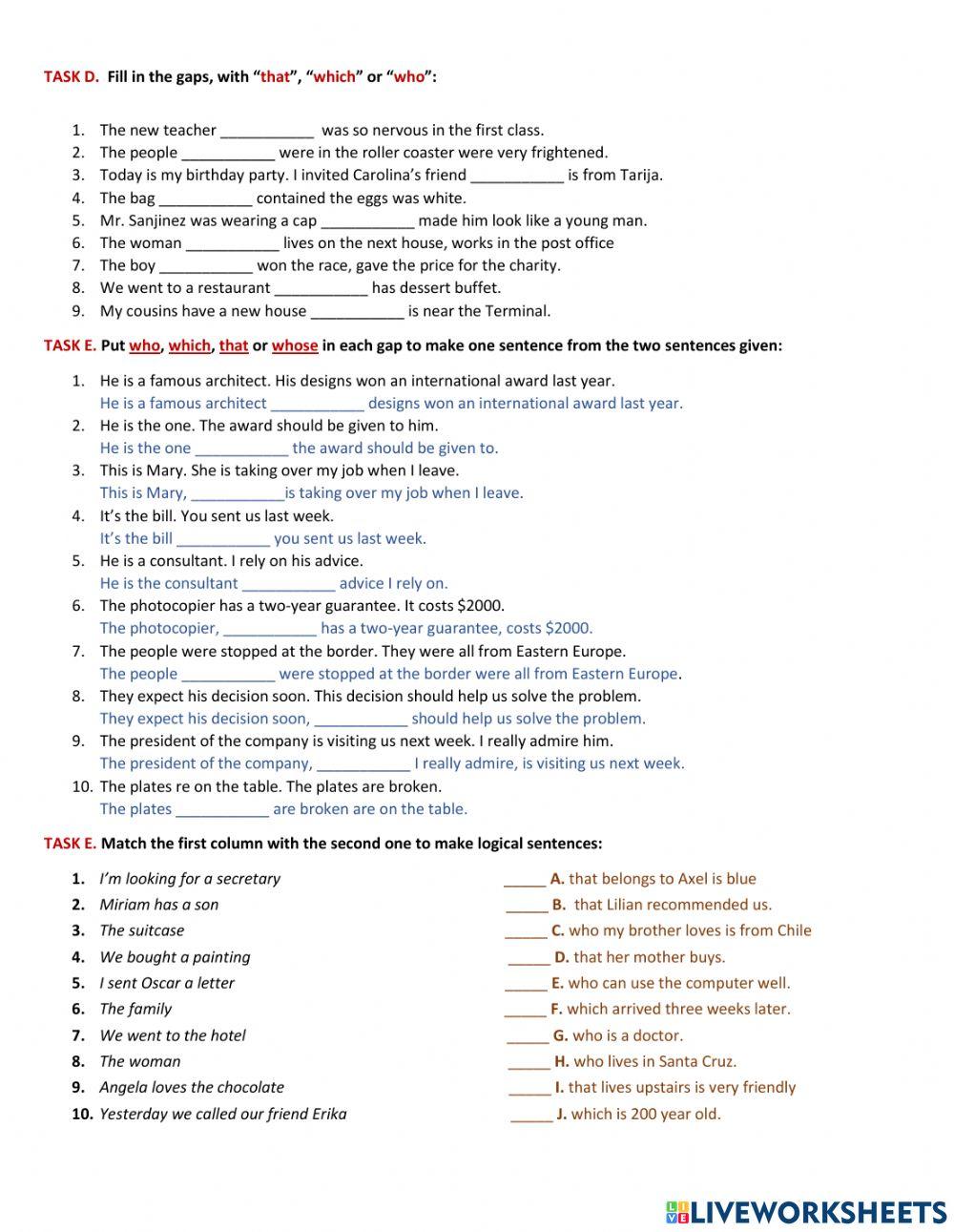UNIT 19 - Relative clauses