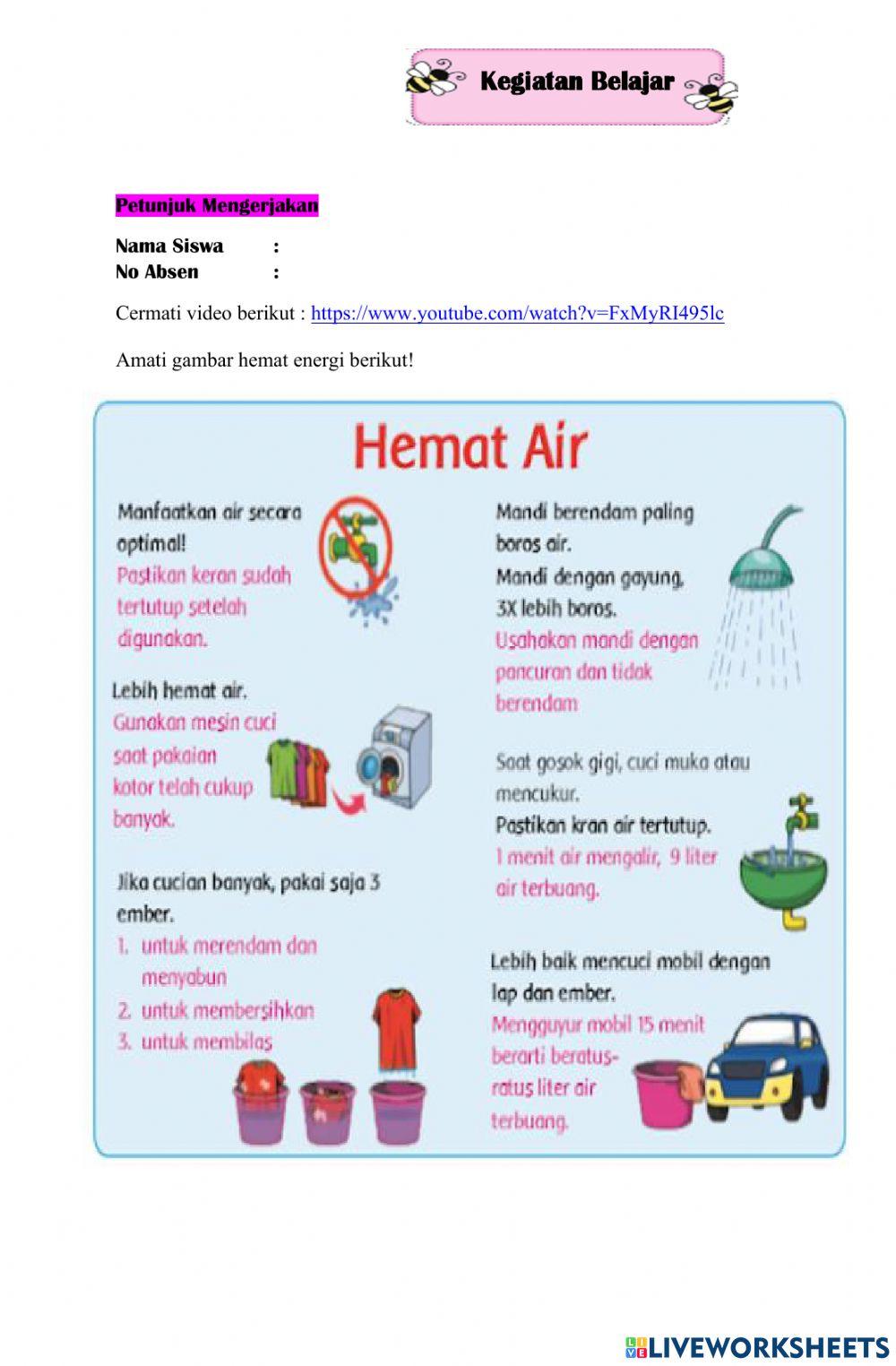LKPD Kelas 4 Tema 2 Subtema 2 Pembelajaran 4