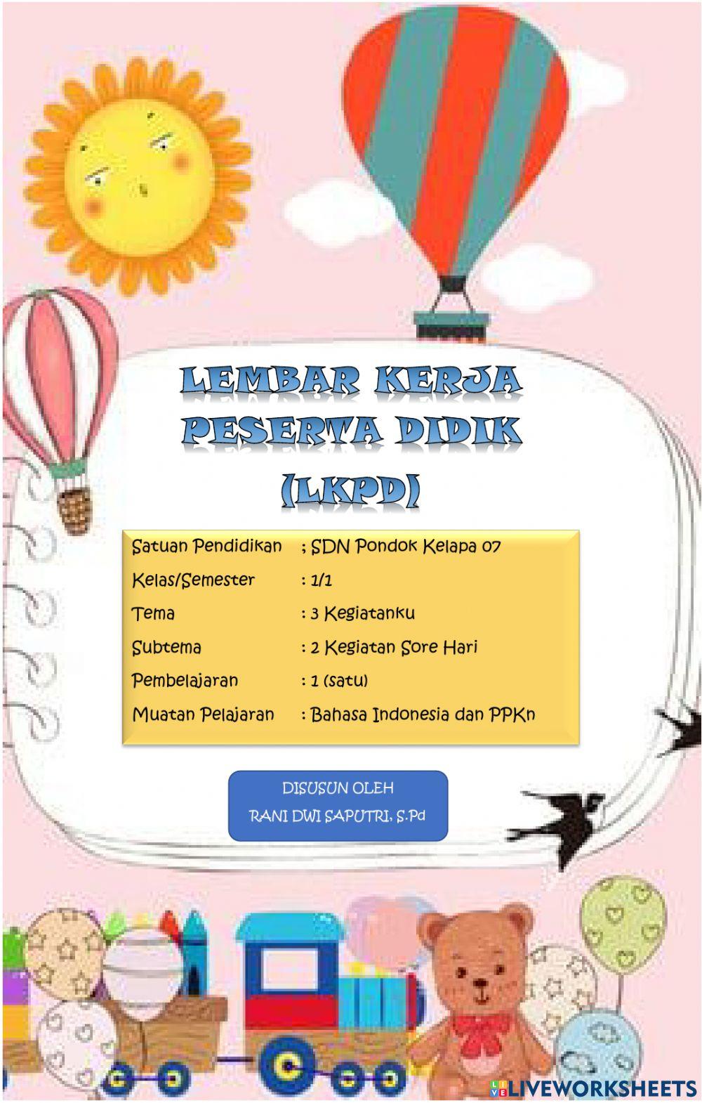 Gambar perilaku tertib dan tidak tertib di rumah