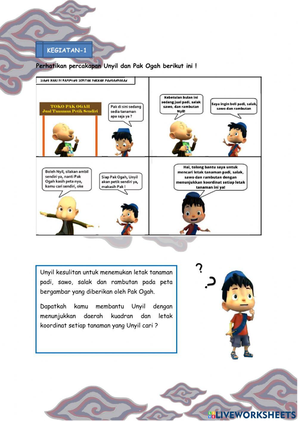 LKPD 1 - SISTEM KOORDINAT KARTESIUS