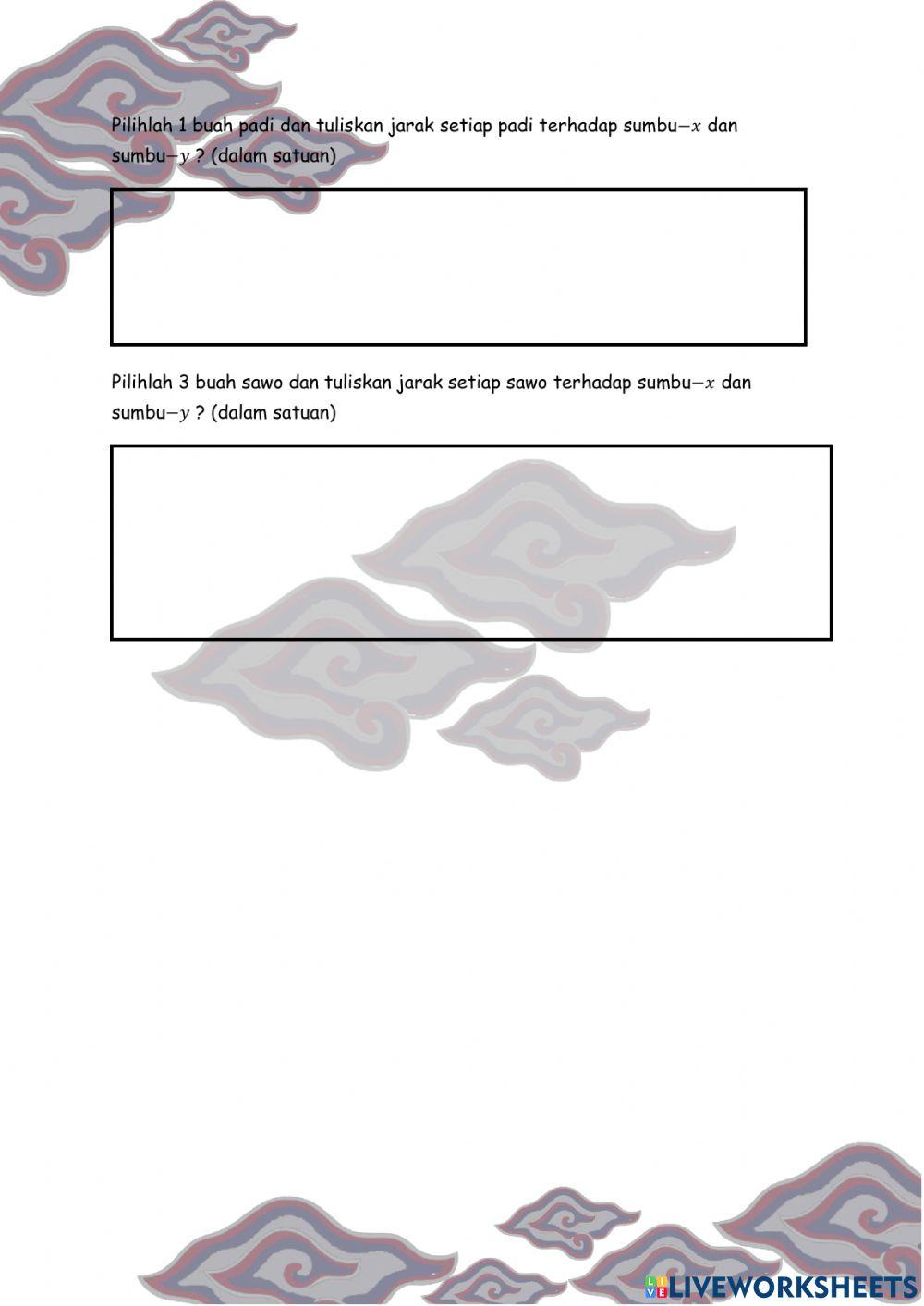 LKPD 1 - SISTEM KOORDINAT KARTESIUS