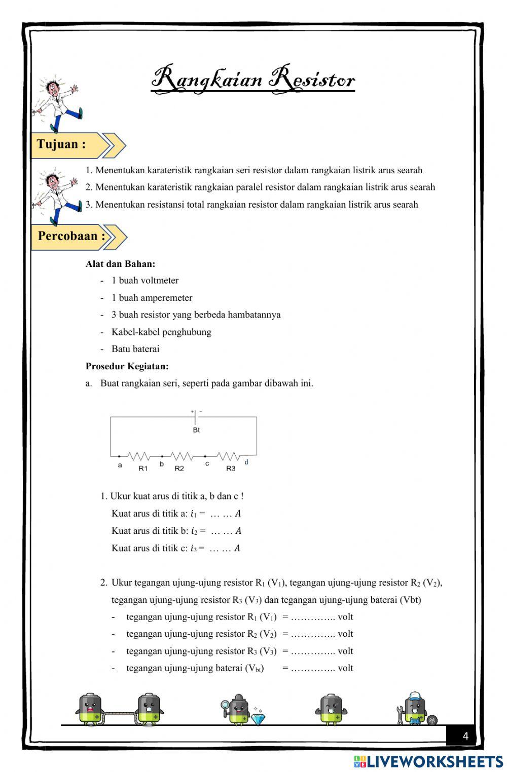 LKPD Rangkaian Hambatan Arus Searah ok