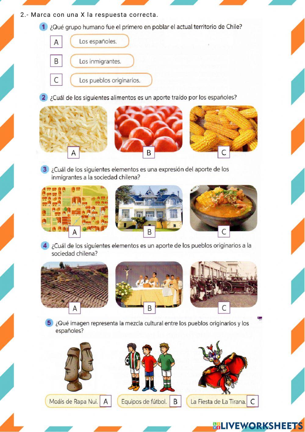 Los inmigrantes a Chile