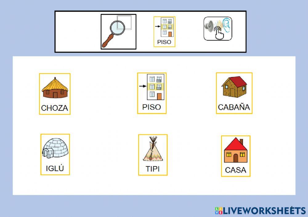 Los tipos de viviendas