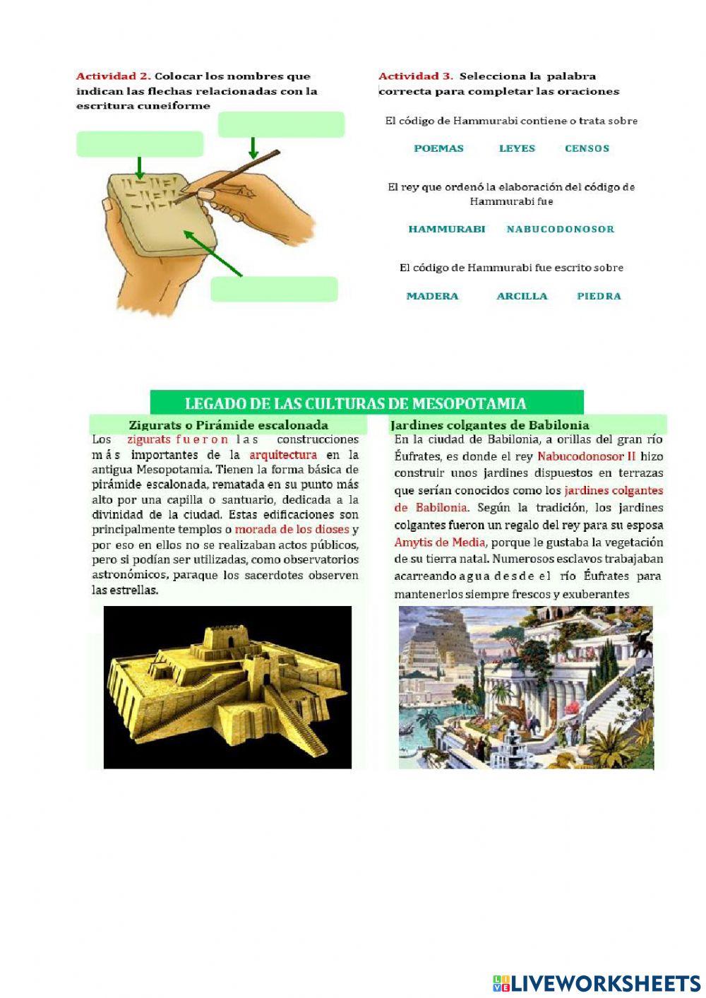 Las civilizaciones antiguas