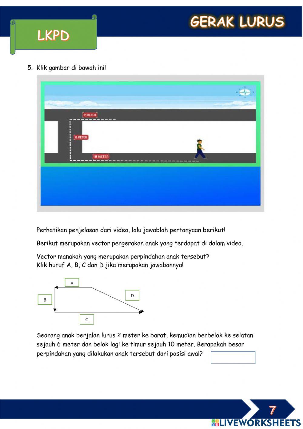 Besaran Fisis Gerak Lurus