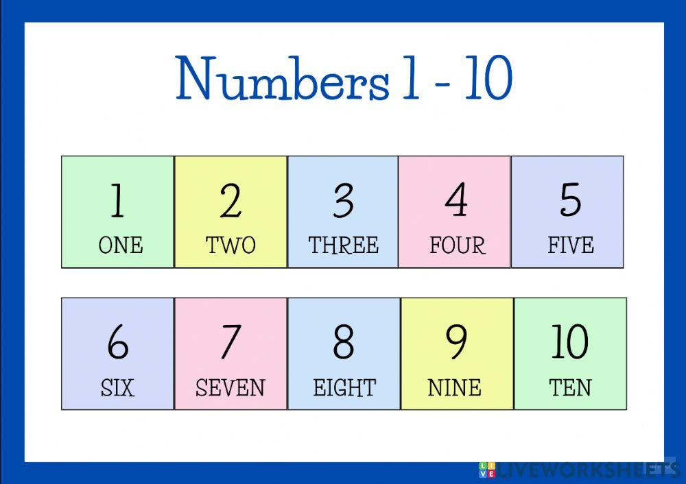 Numbers 1-10
